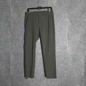BYLT Premium Basics Everyday Pant Mens 32 Olive Green Performance Stretch Chinos